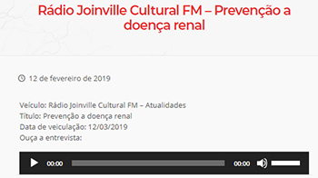 Prevenção a doença renal